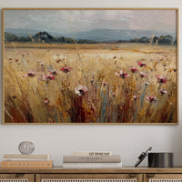 Wild Cosmos Dance Through Golden Fields