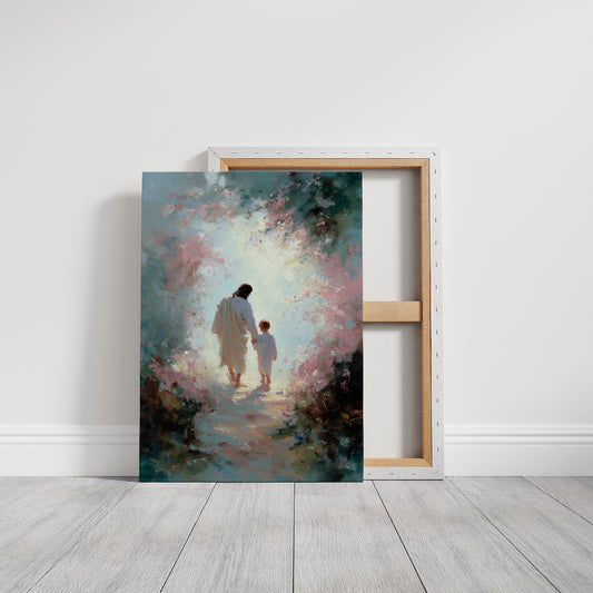 Ethereal Journey Through Blossom Light