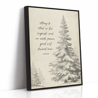 Winter Scripture On Wooden Table