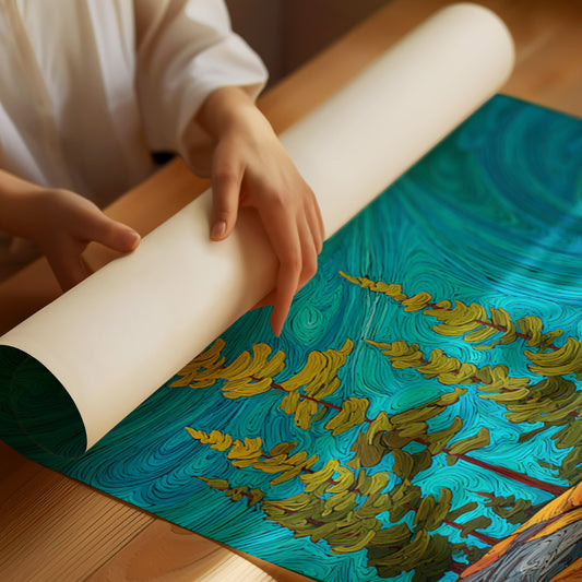 Where Gold Meets Aquamarine