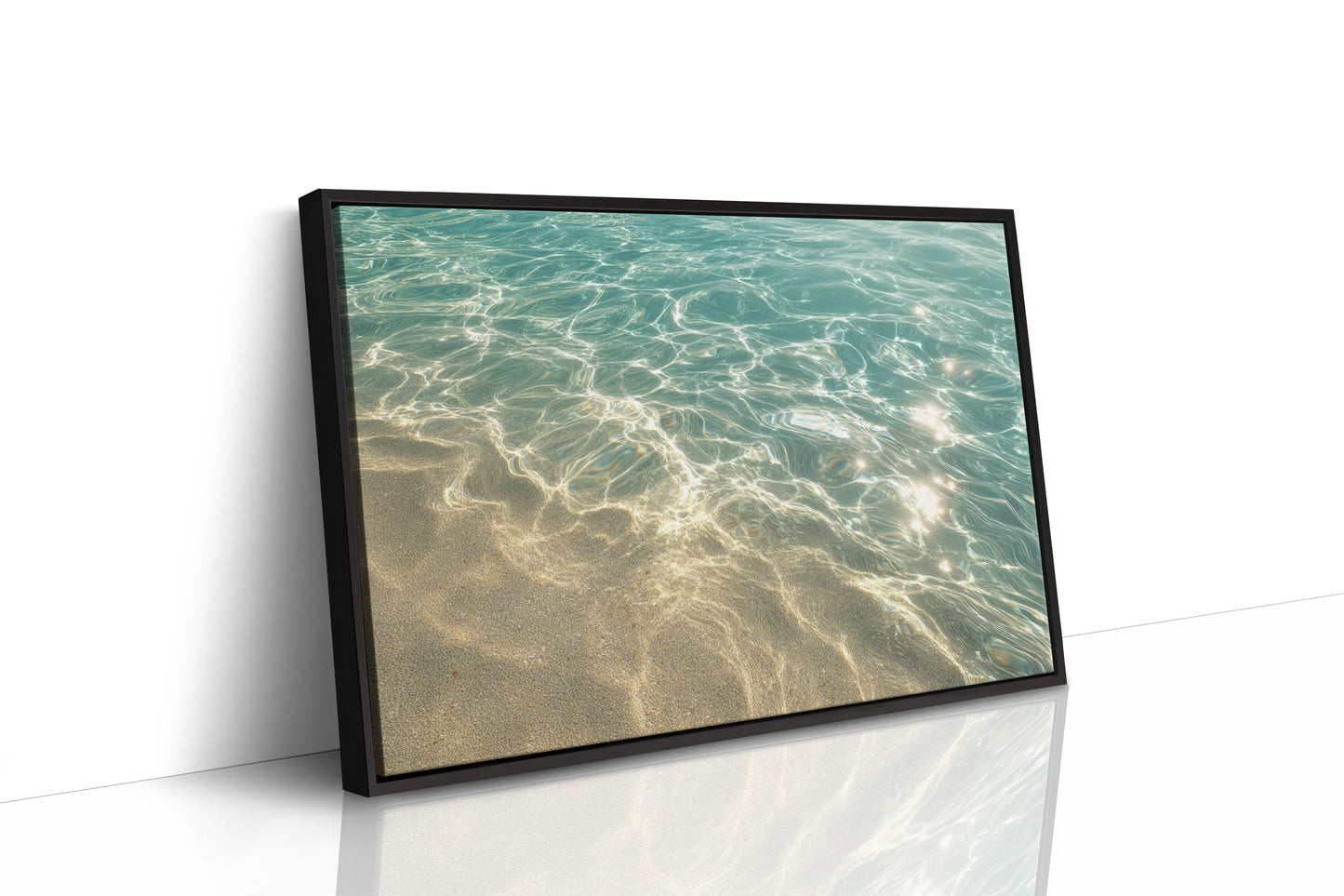 Crystal Tides Kiss Golden Shore