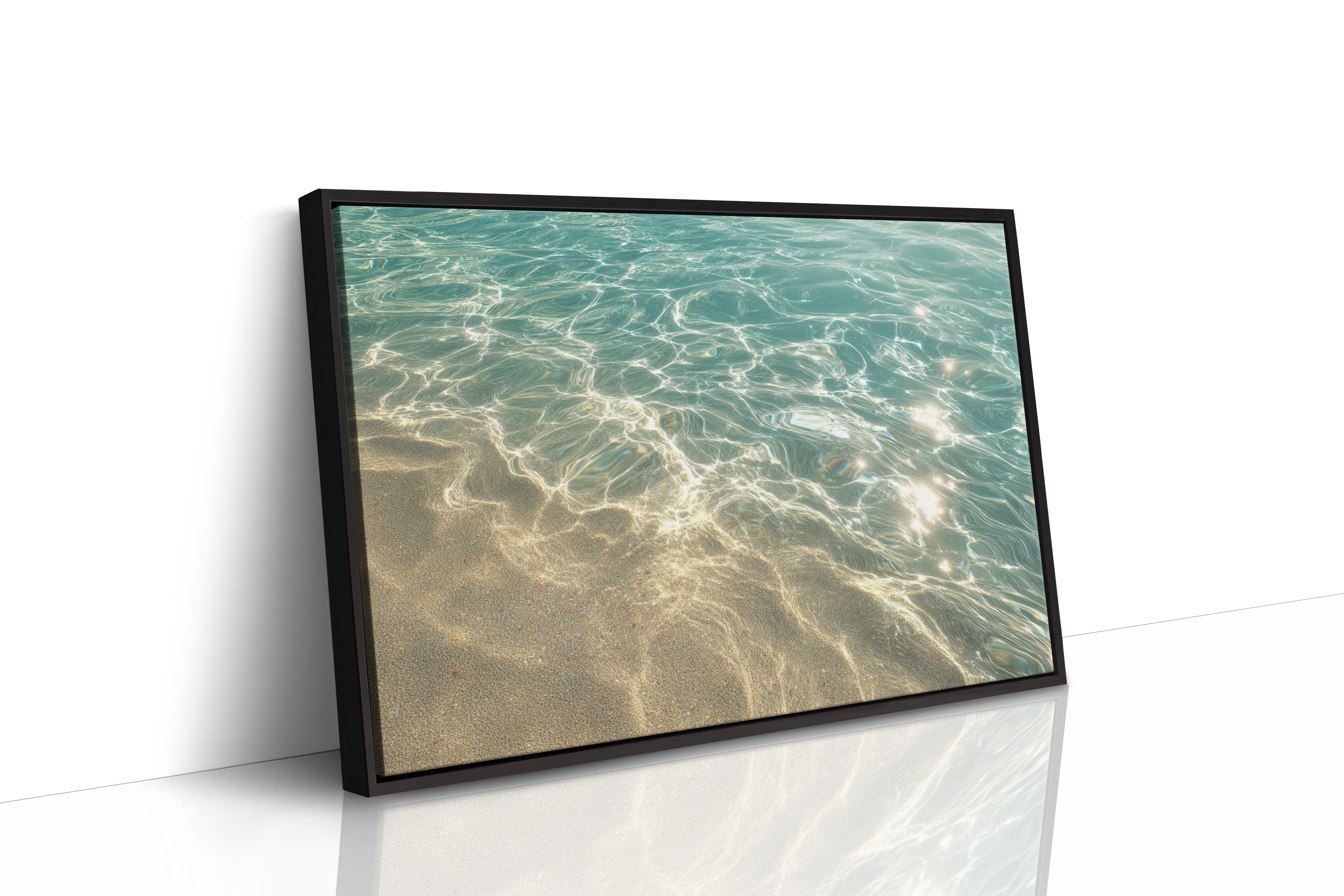 Crystal Tides Kiss Golden Shore