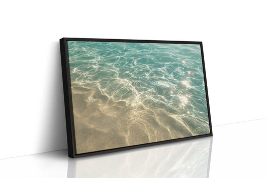 Crystal Tides Kiss Golden Shore