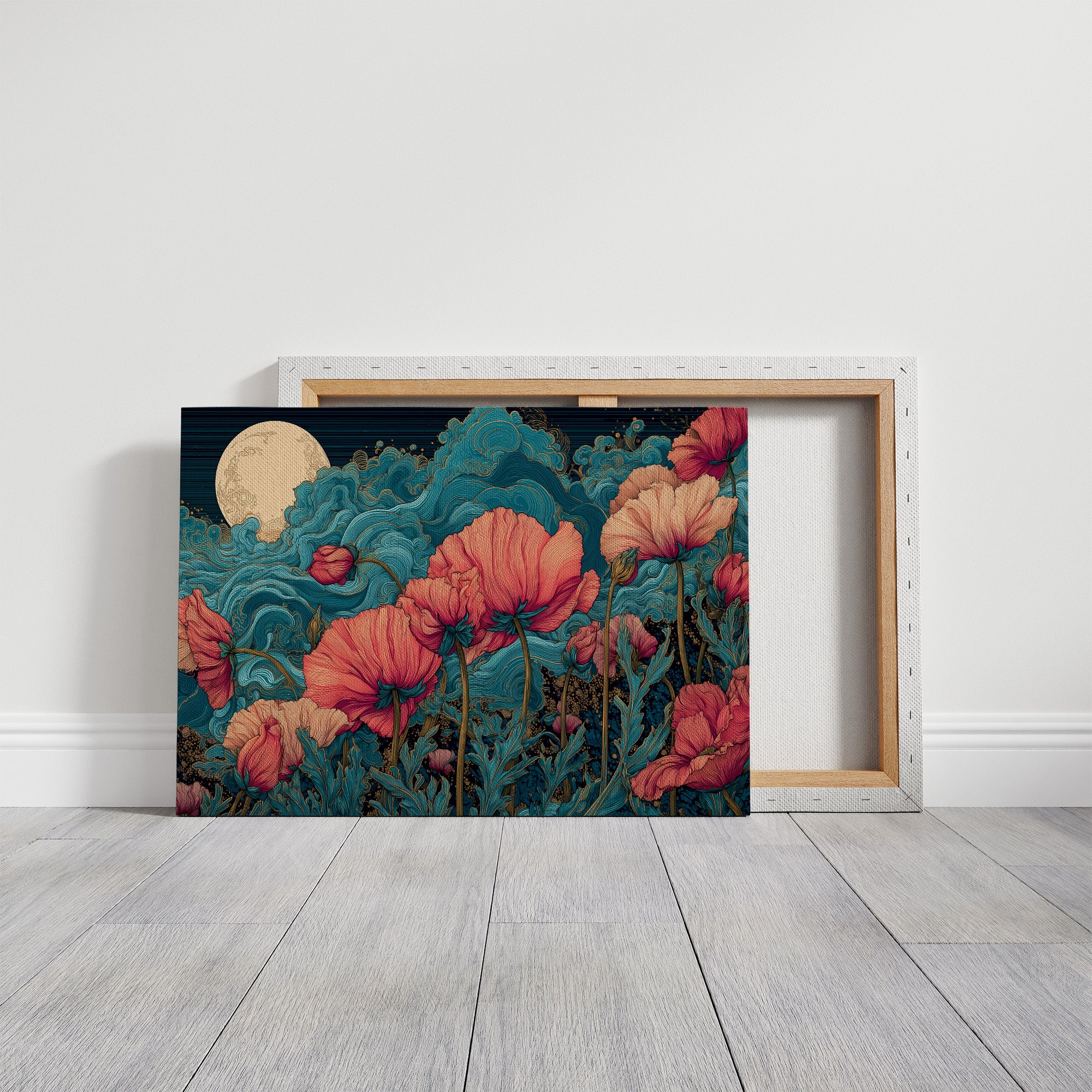 Coral Blooms Under Midnight Tide