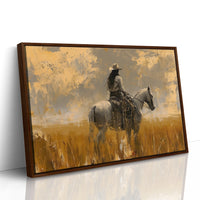 Rider in the Gold Field