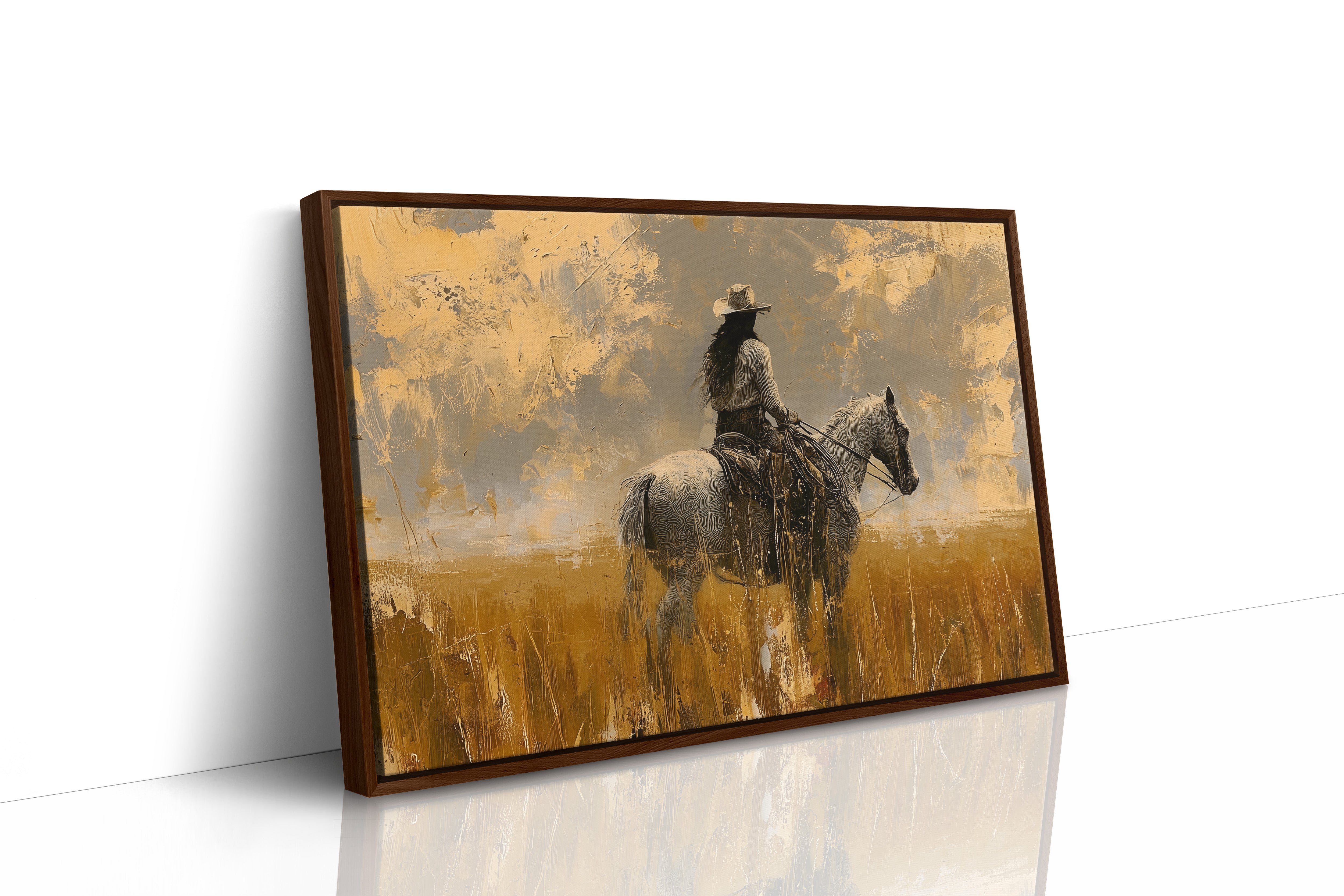 Rider in the Gold Field