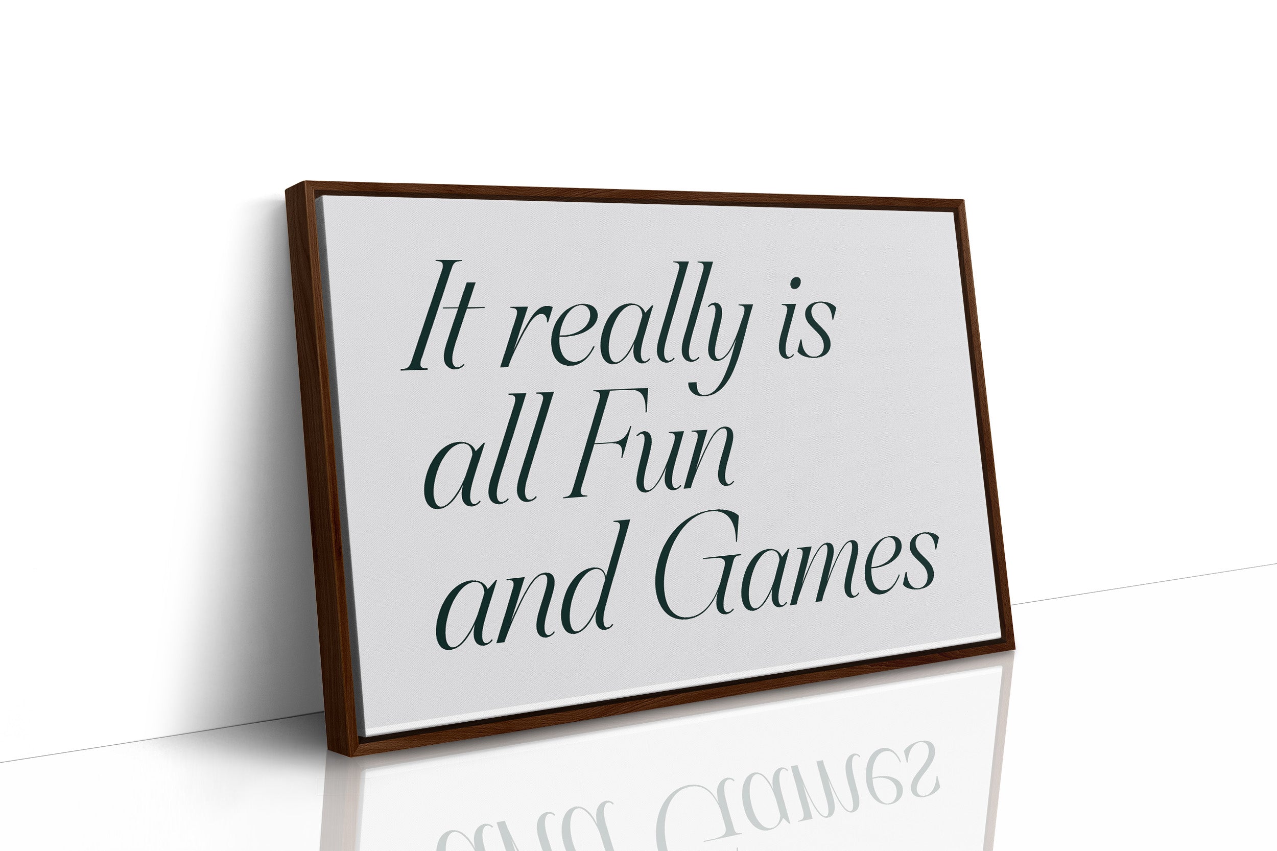 It Really Is All Fun and Games