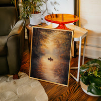 Rowing Through Autumn's Embrace