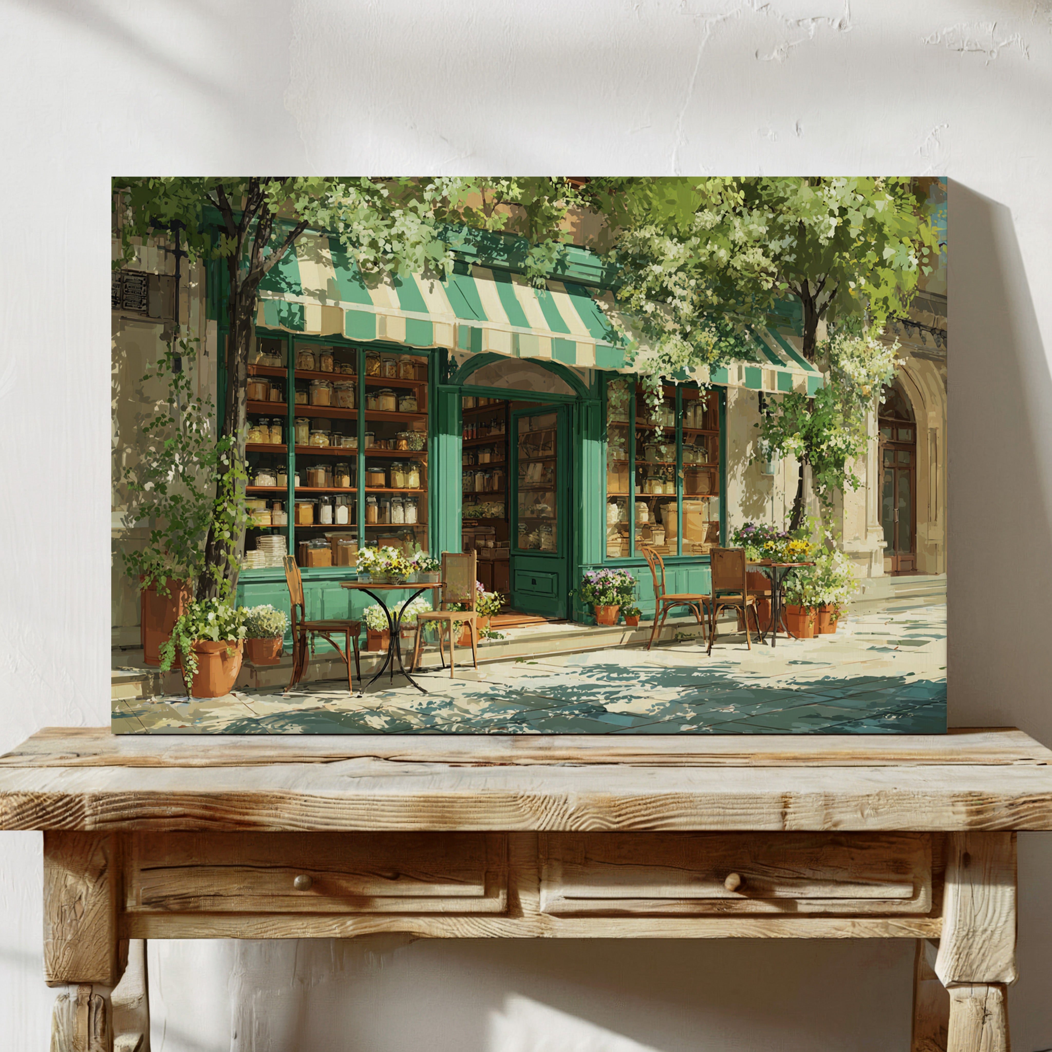 Summer Spills Into Corner Cafe