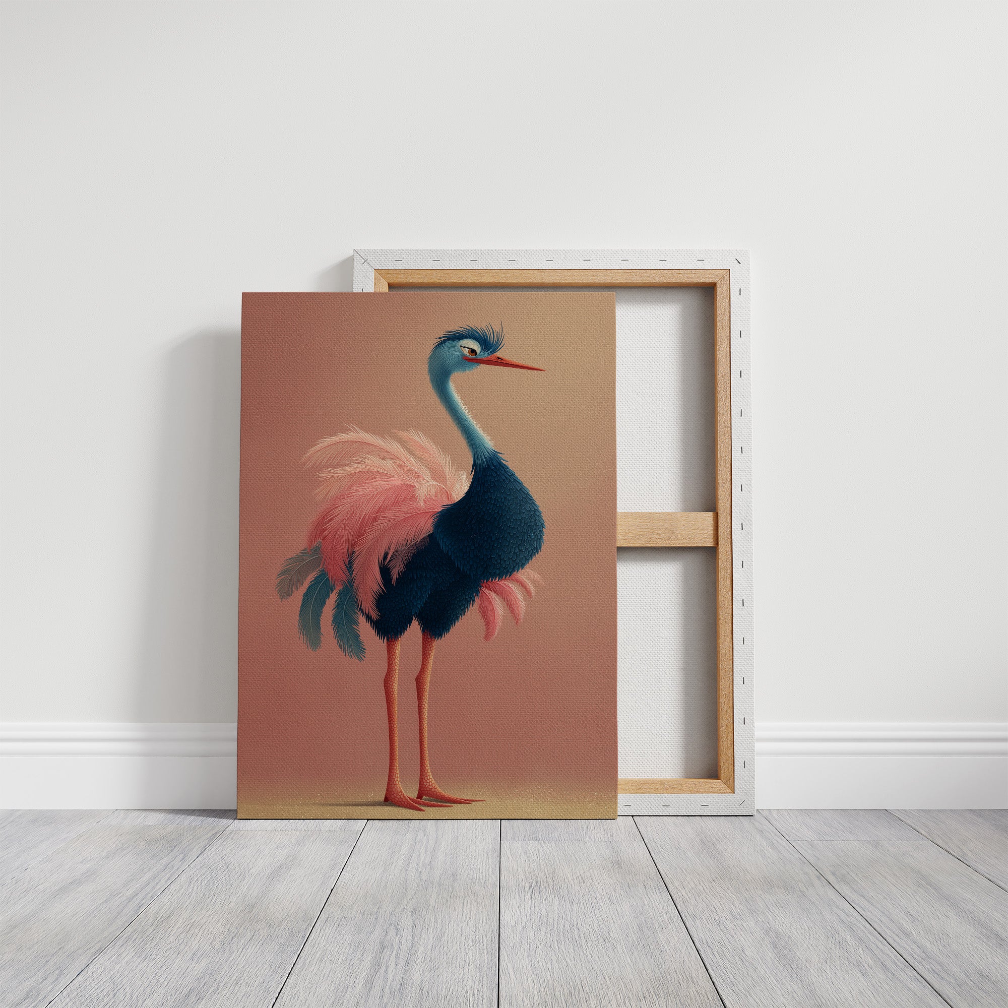 Sleepy Ostrich, Feathers Aflutter