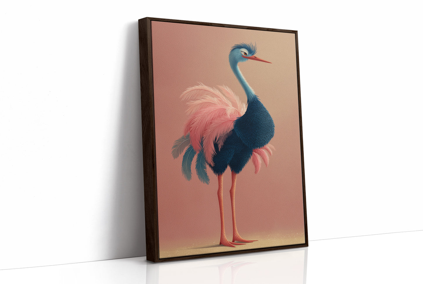 Sleepy Ostrich, Feathers Aflutter