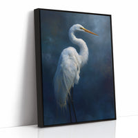 Midnight Watcher Against Indigo Depths