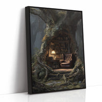 Hollow Oak Keeps Ancient Pages