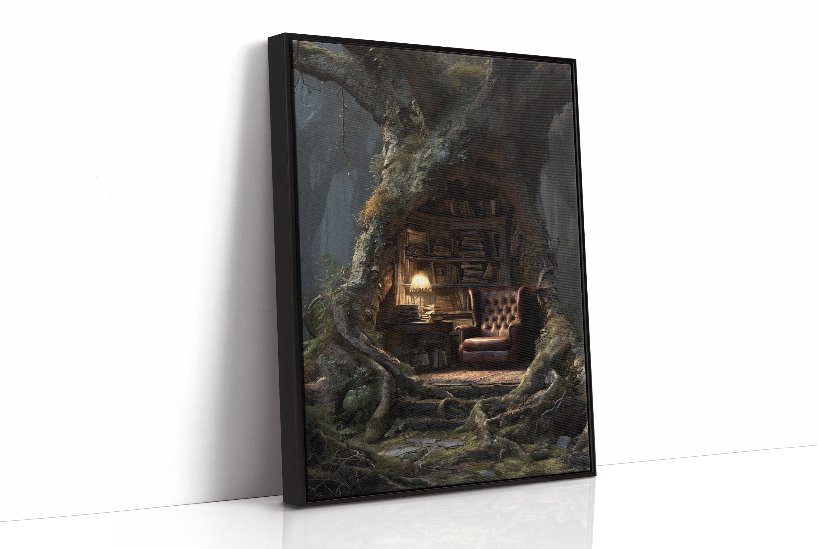 Hollow Oak Keeps Ancient Pages