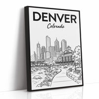 Denver, Union Station Line Art