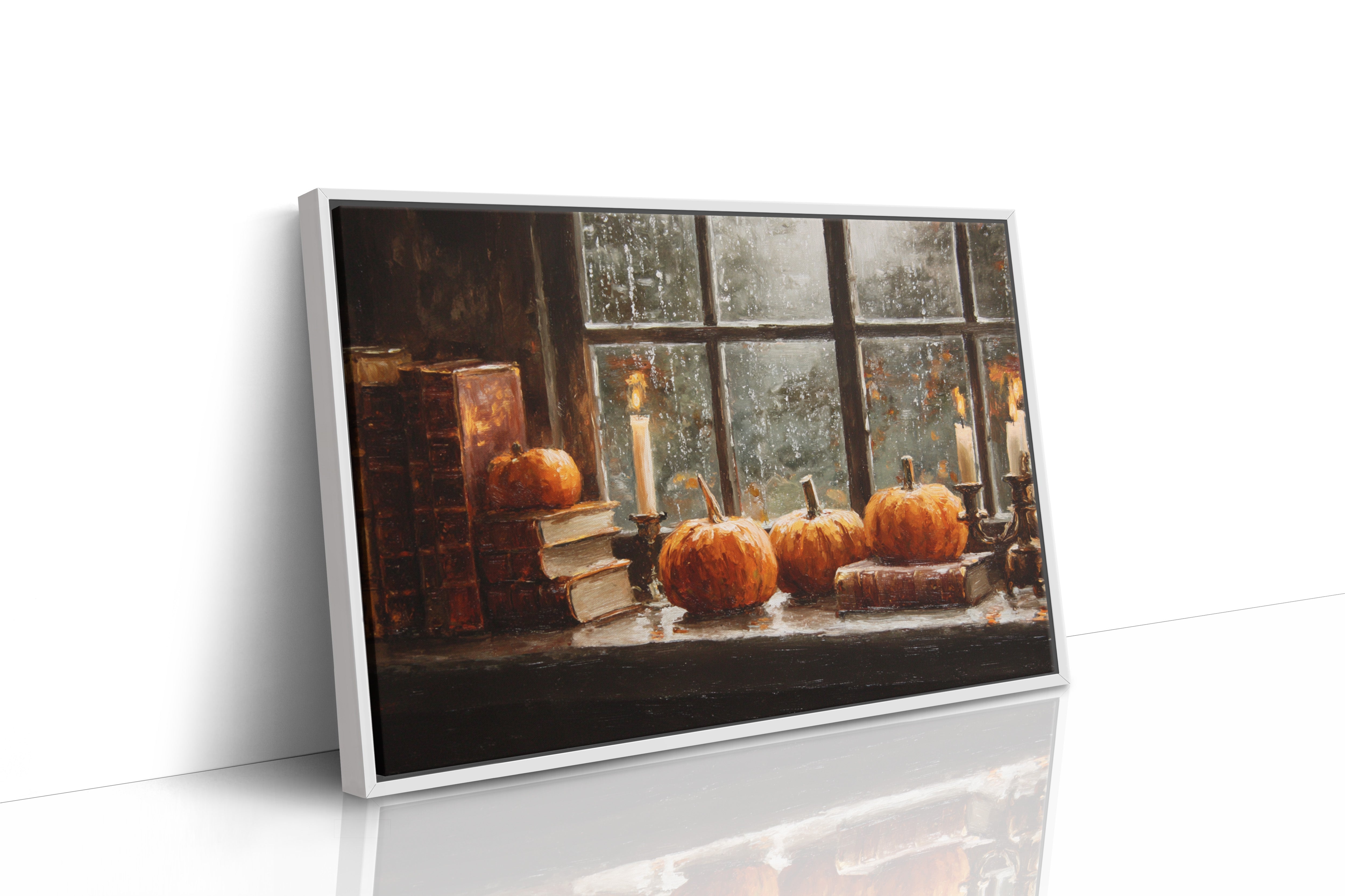 Harvest Light Through Rainy Glass