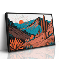 Sunrise Over Saguaro Ridge