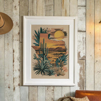 Saguaros Paint Their Evening Songs