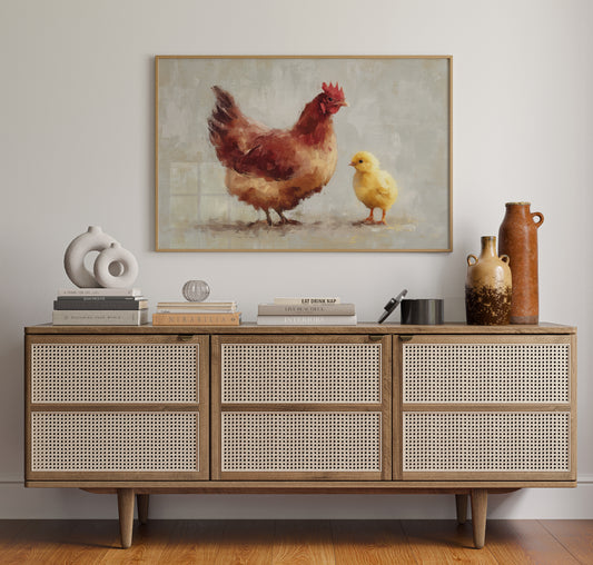 Mother Hen Shares Morning Wisdom