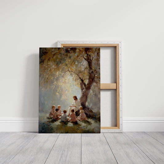 Gentle Words Beneath Autumn Boughs