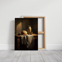 Humble Feast in Amber Light