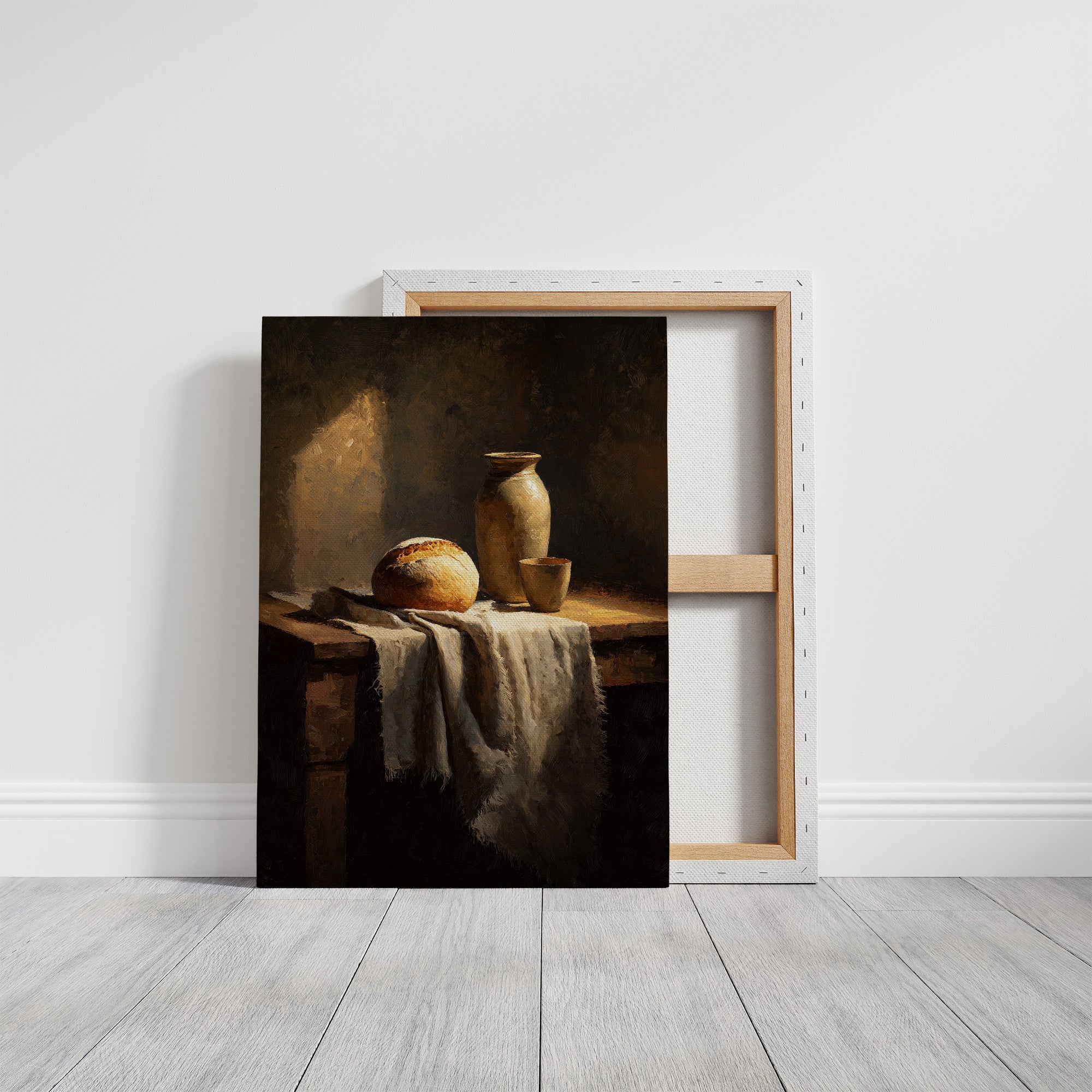 Humble Feast in Amber Light