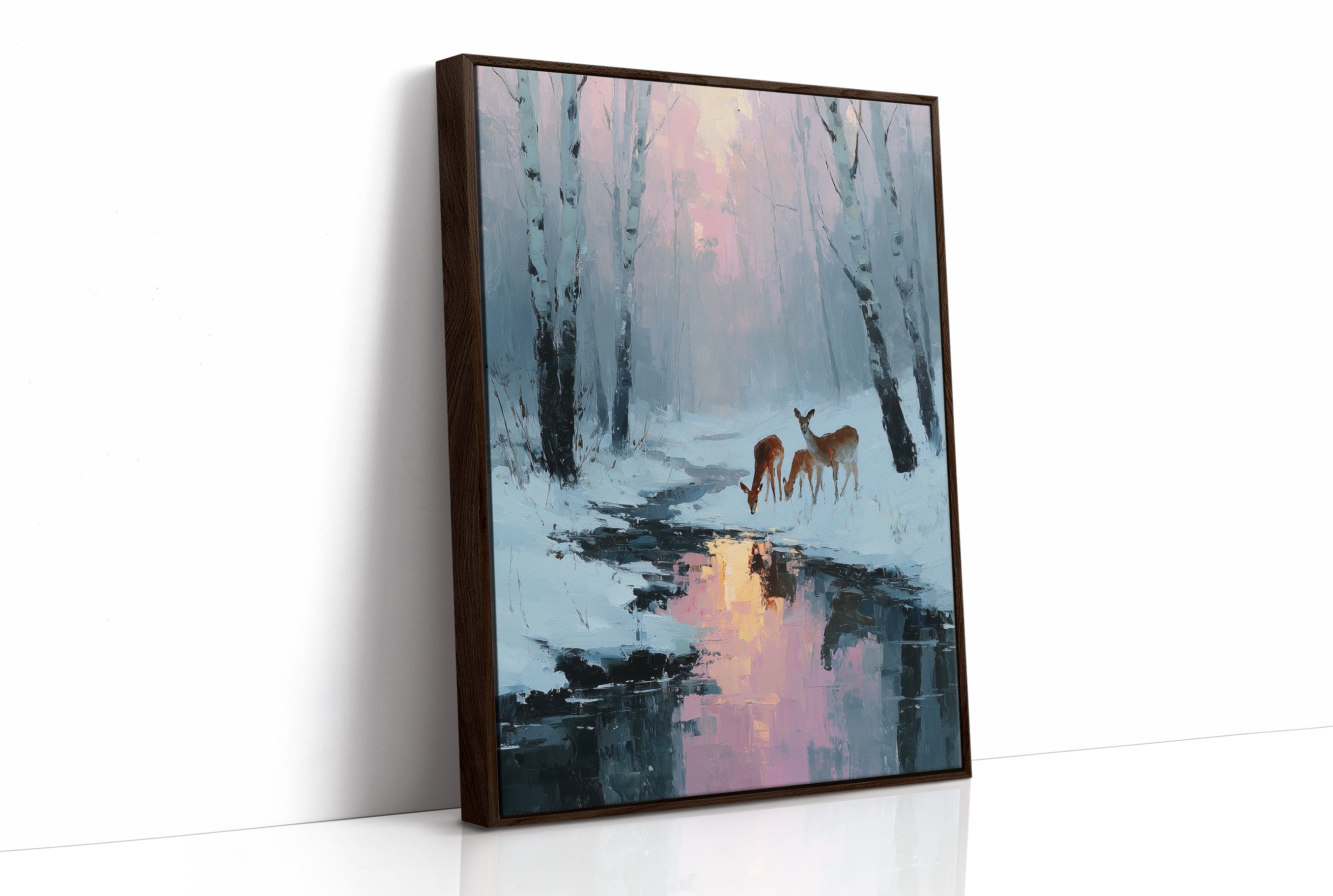Deer at Rose Dawn