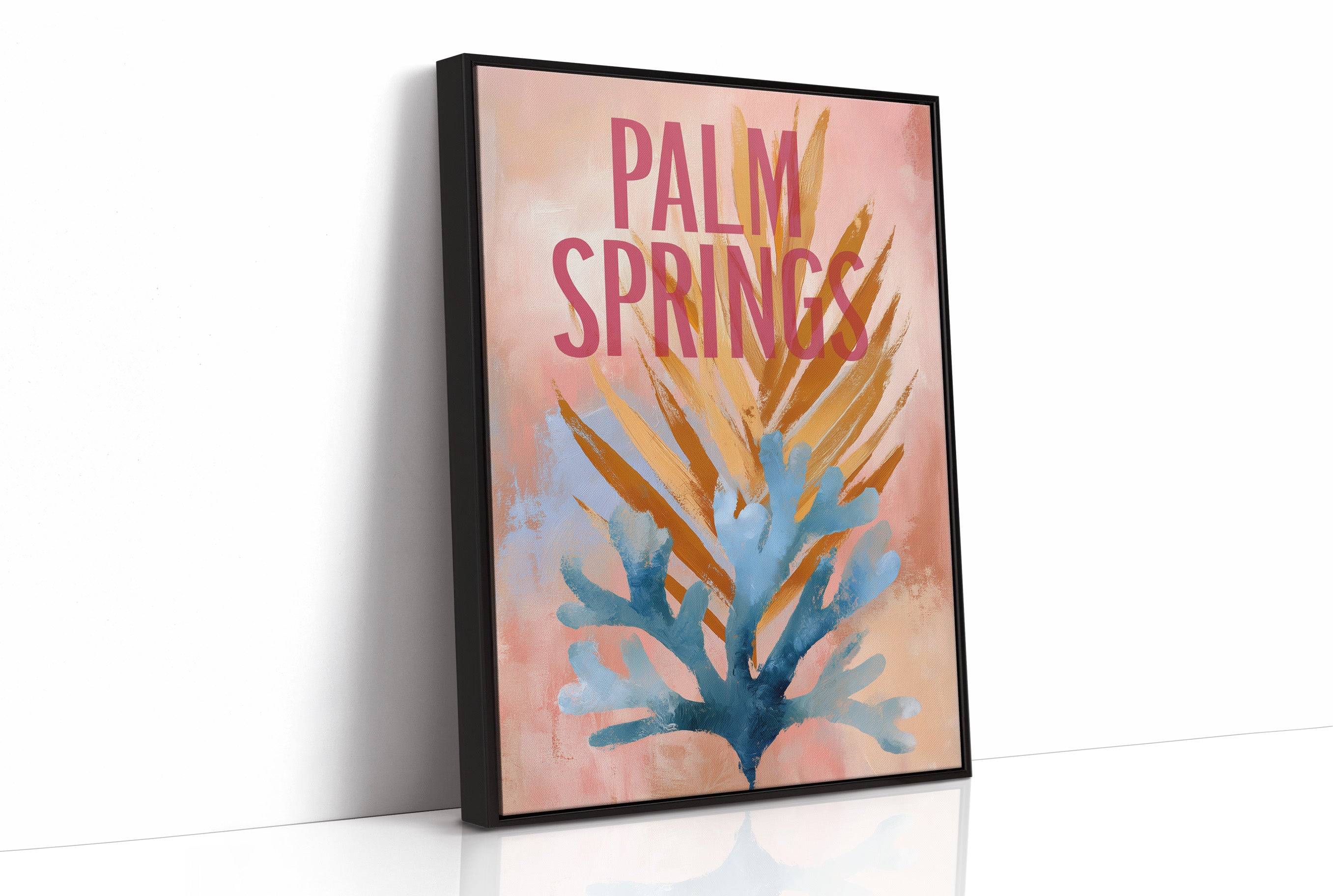 Desert Oasis Beckons In Coral Haze