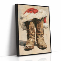 Boots Under the Mistletoe