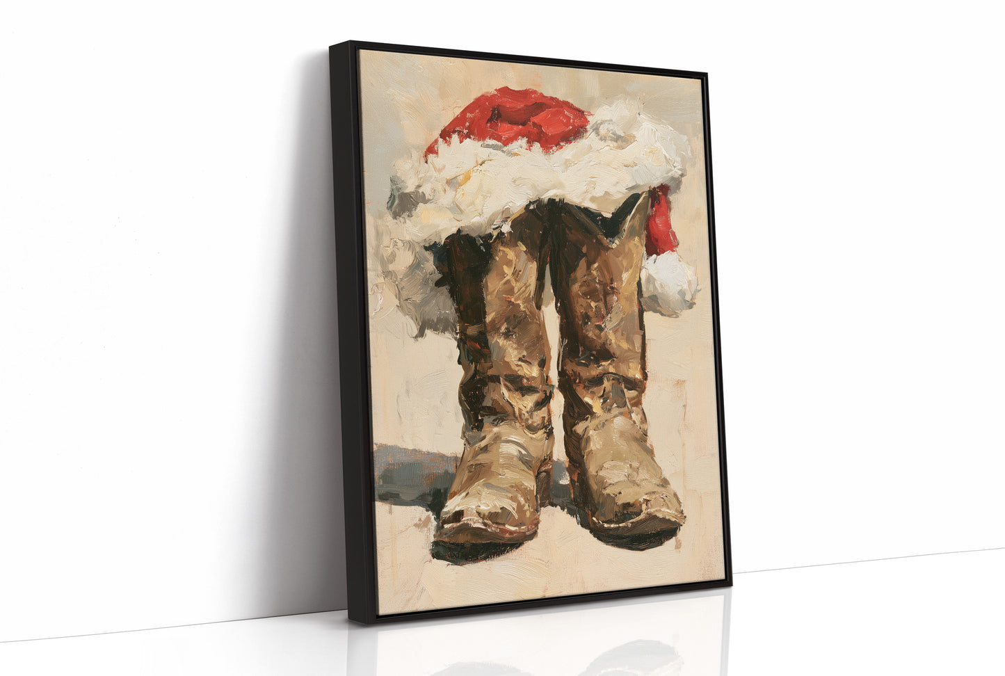 Boots Under the Mistletoe