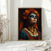 Elegance in Sugar Skull Makeup