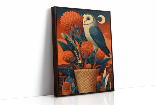 Barn Owl, Desert Moon Basket