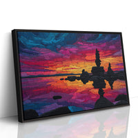 Stone Towers Pierce The Twilight Sky