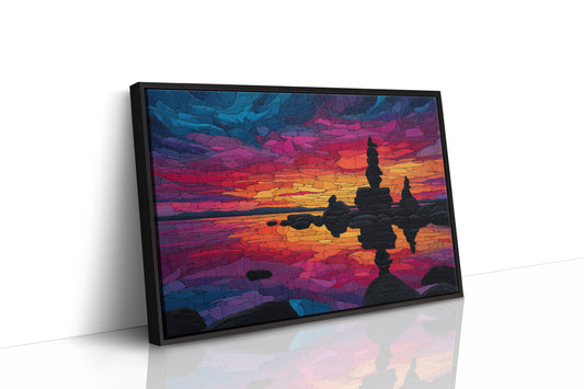 Stone Towers Pierce The Twilight Sky