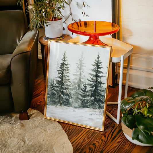 The Forest Breathes in White