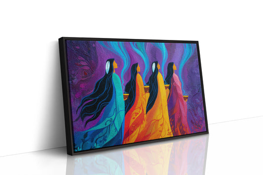 Sacred Smoke Rises Through Color