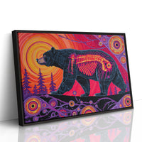 Spirit Bear's Inner Fire Glows