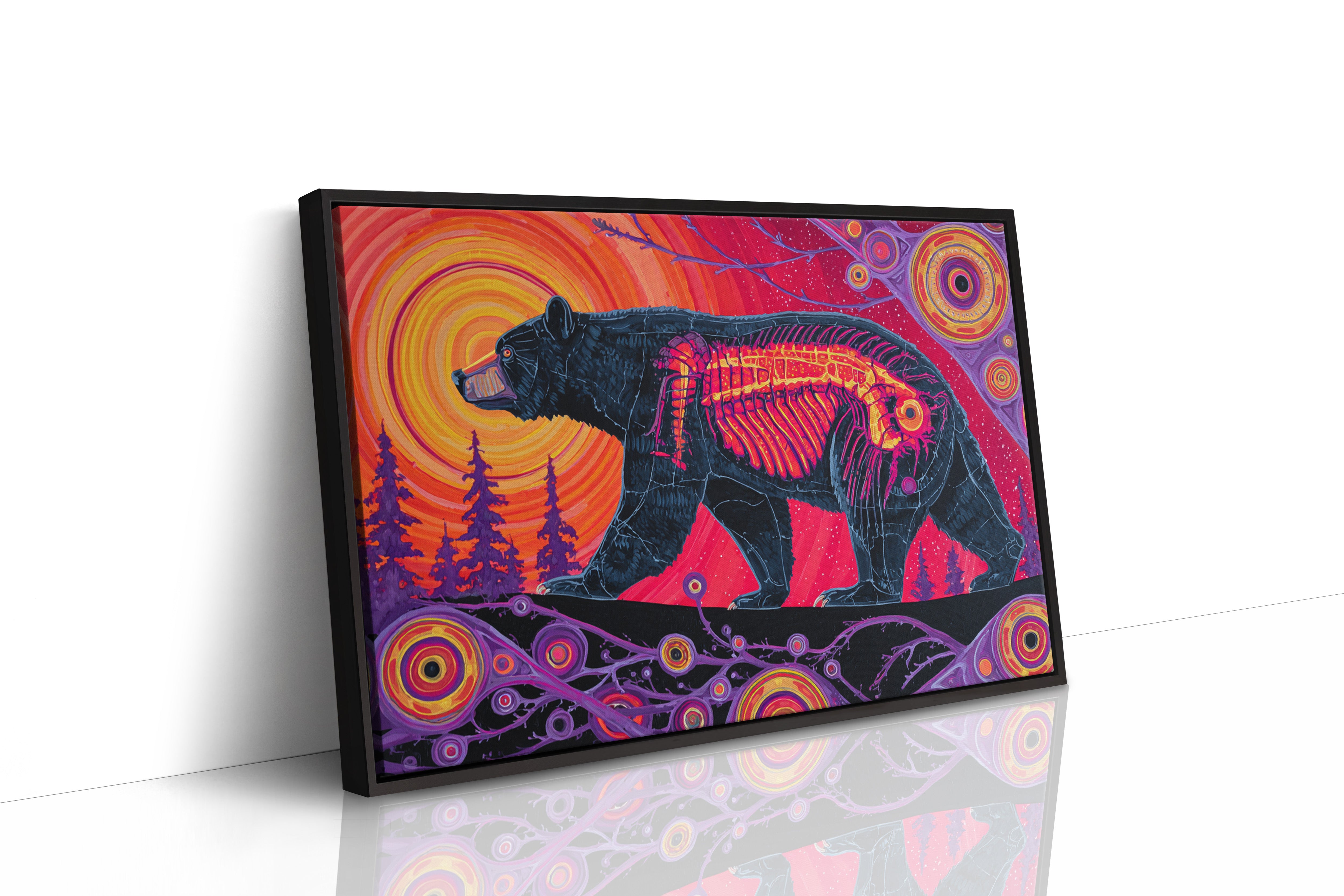 Spirit Bear's Inner Fire Glows