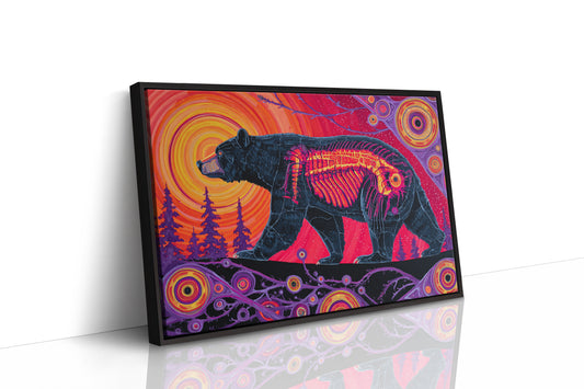 Spirit Bear's Inner Fire Glows