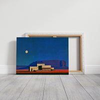 Moonrise Over The Pueblo