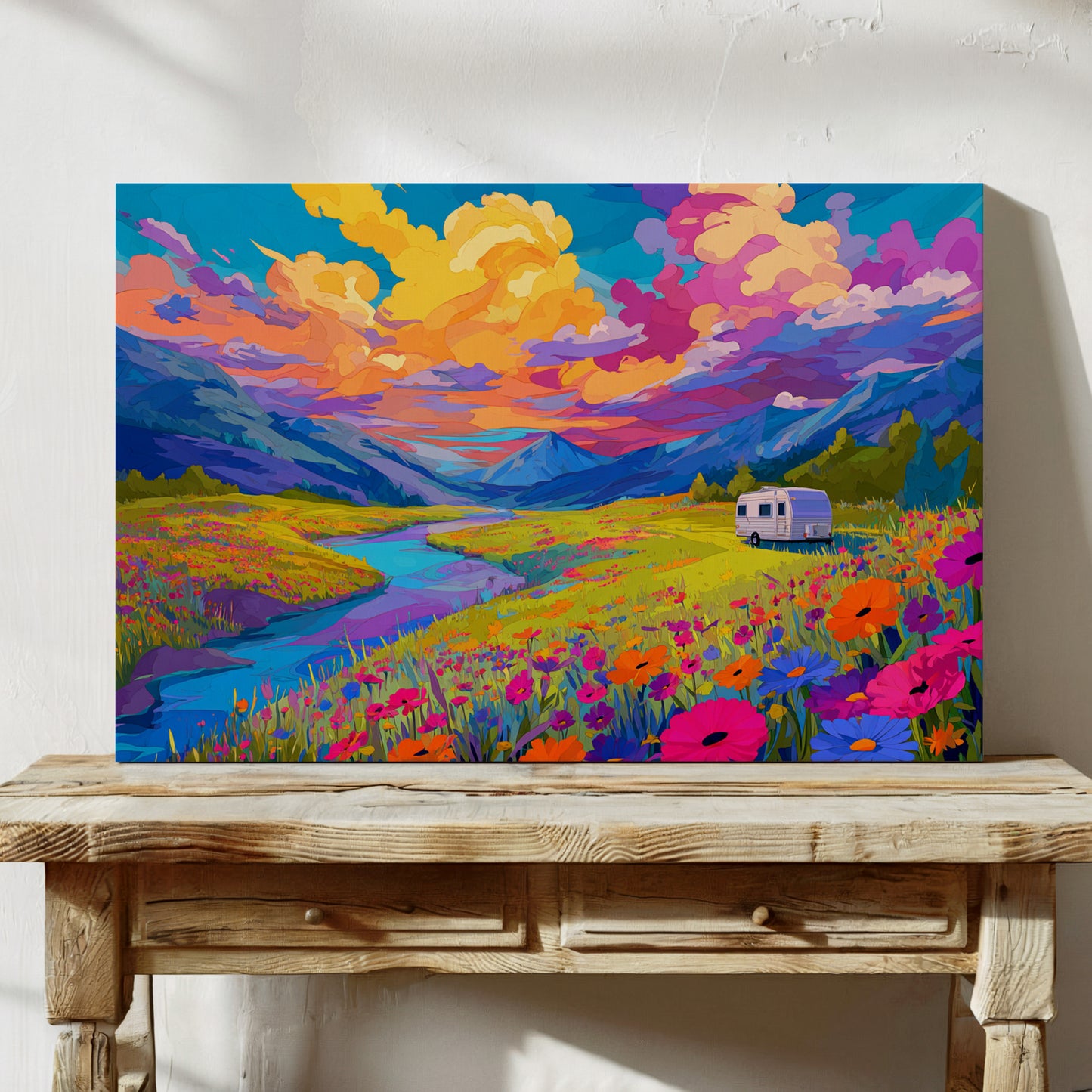 Summer Blooms Along Mountain Roads