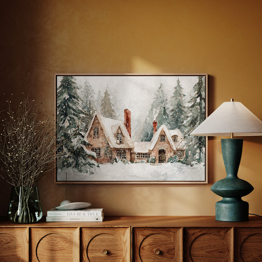 Nestled Beneath Winter's Gaze