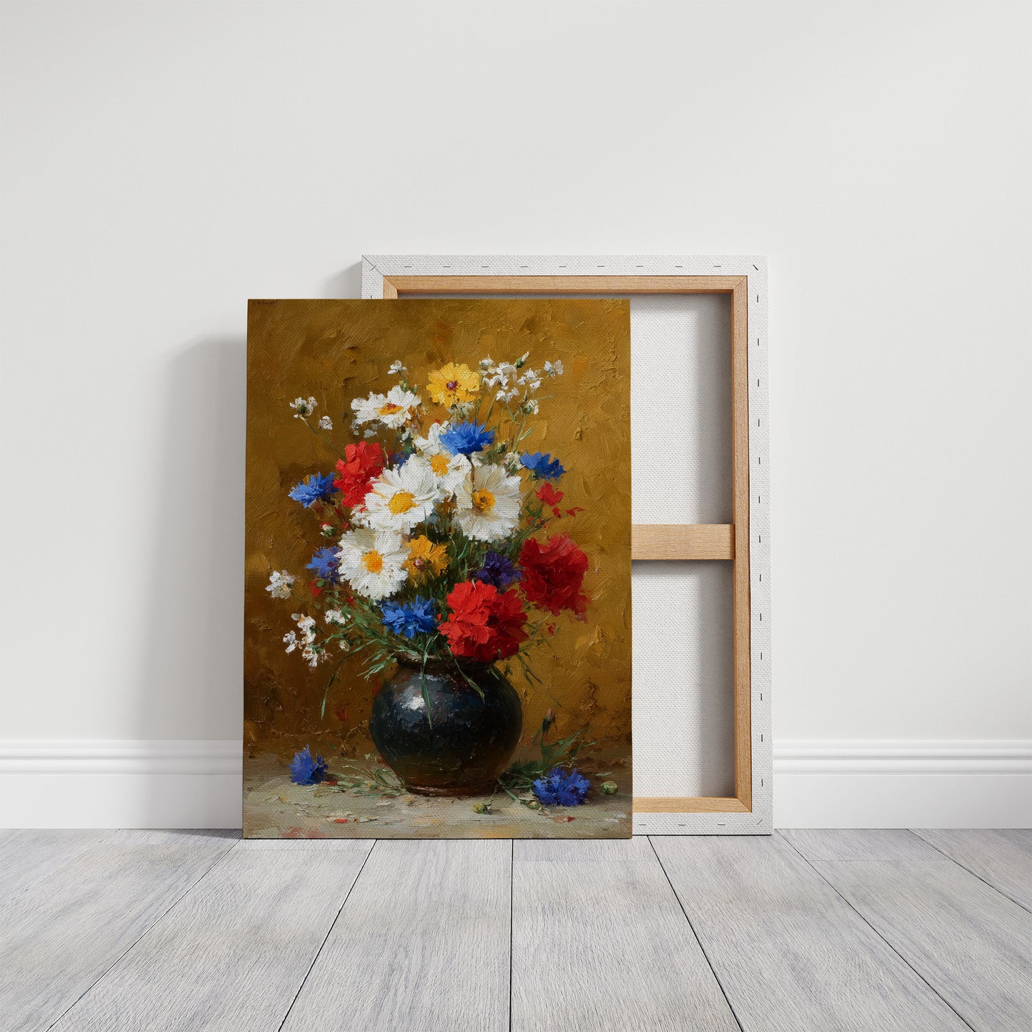 Wildflowers in a Dark Vessel