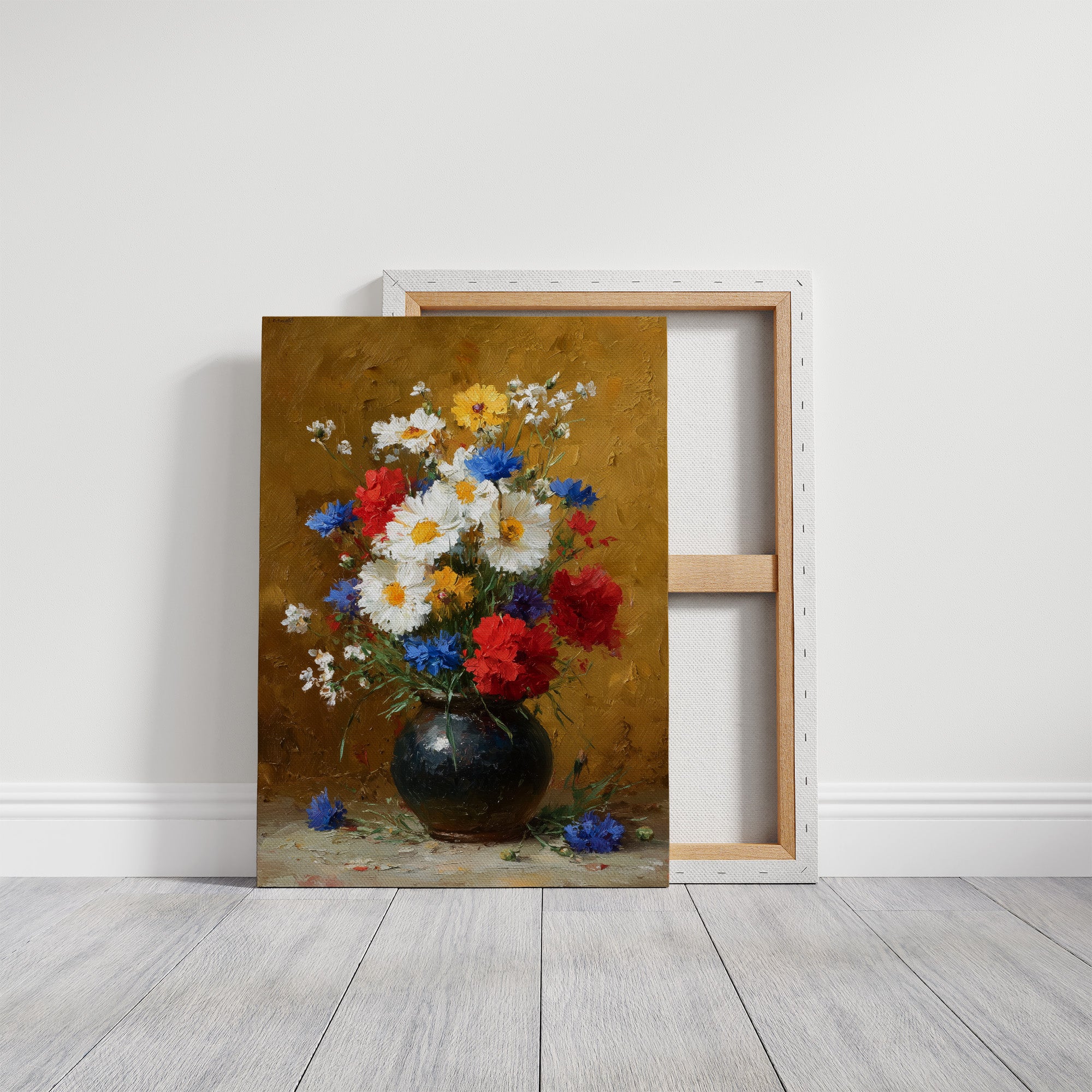 Wildflowers in a Dark Vessel
