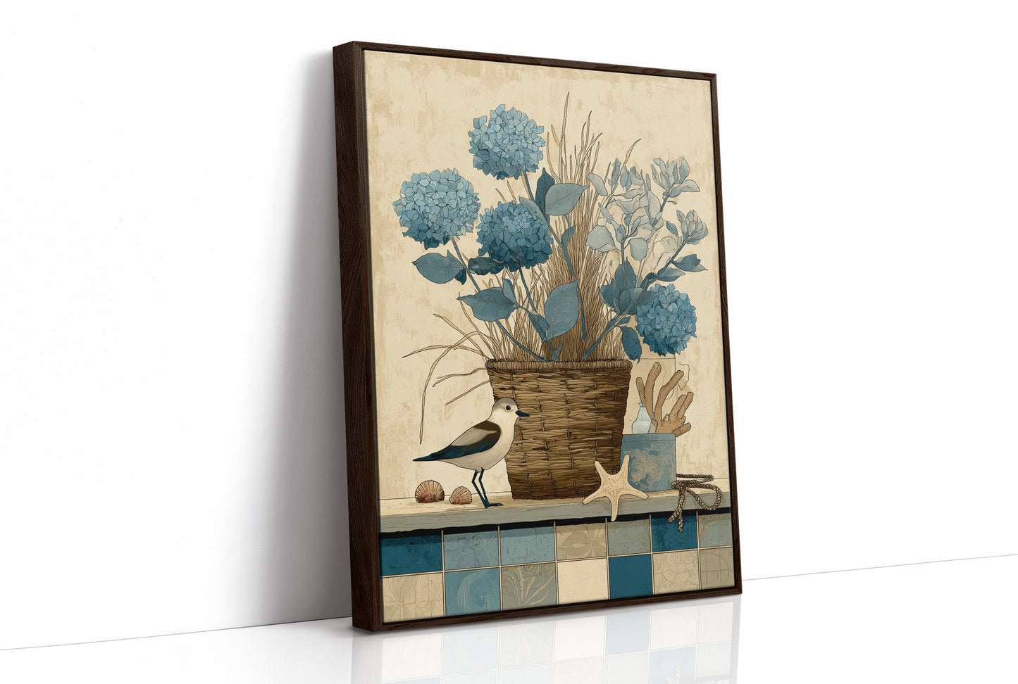 Sandpiper, Hydrangea Basket