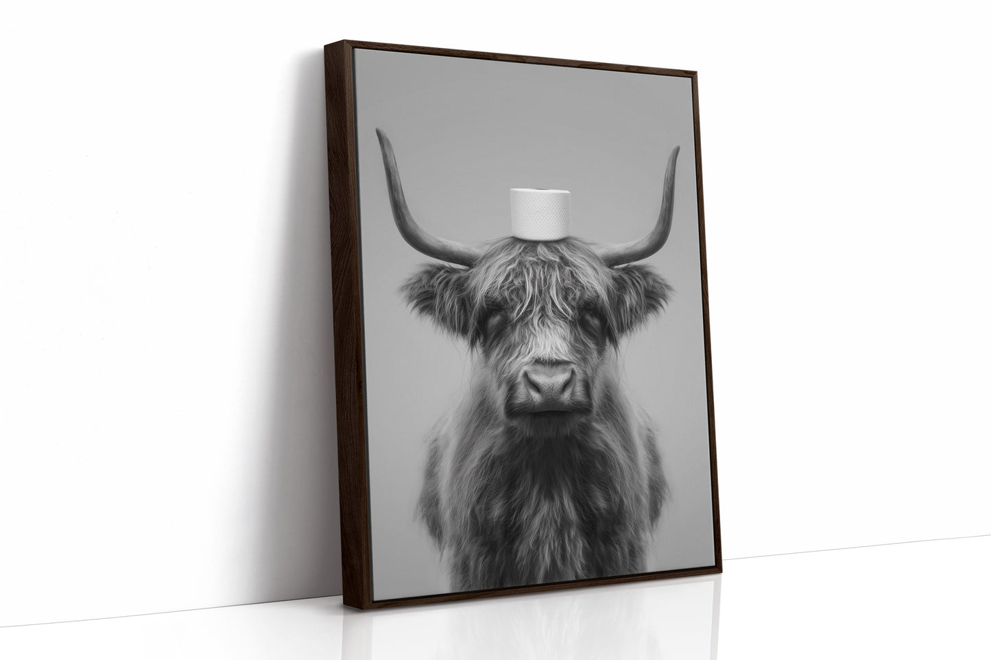 Highland Humor In Monochrome