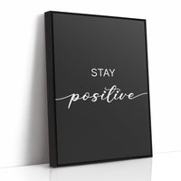 Stay Positive Script Typography