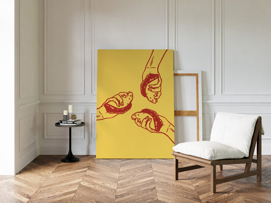 Croissants Dance In Morning Light