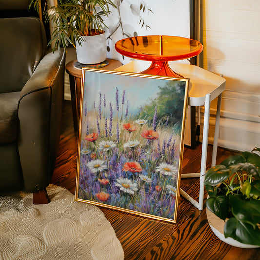 Fields Awash With Colorful Blooms