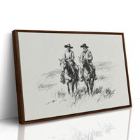 Two Riders Beneath Open Skies